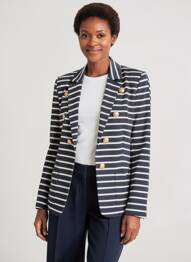 Sacou buzunare albastru JUMFIL femme