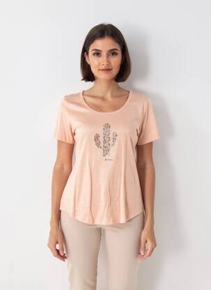 Tricou mâneci lungi mâneci lungi roz ANANKE femeie