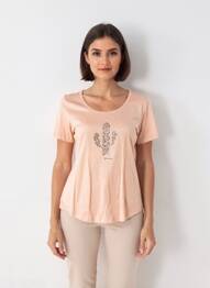 Tricou mâneci lungi mâneci lungi roz ANANKE femeie