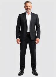 Costume de oraș mâneci lungi negru PARTNER'S bărbat