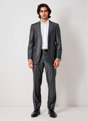 Costume de oraș bază pantalon gri CRAFTED BY SCABAL bărbat