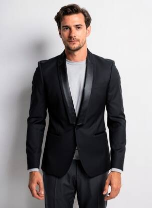 Sacou finisaj interior dublat negru PAUL SMITH bărbat