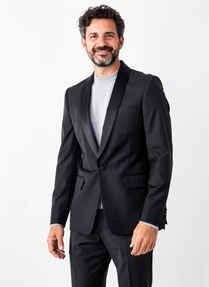 Sacou finisaj interior dublat negru PAUL SMITH bărbat