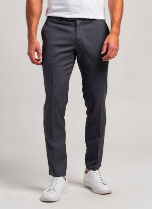 Pantalon slim țesătură melanj mărime normală albastru PAL ZILERI bărbat