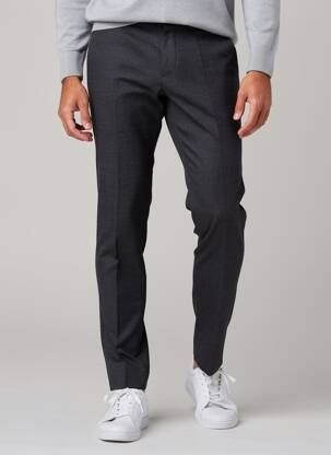 Pantalon slim țesătură melanj mărime normală gri ROY ROBSON bărbat