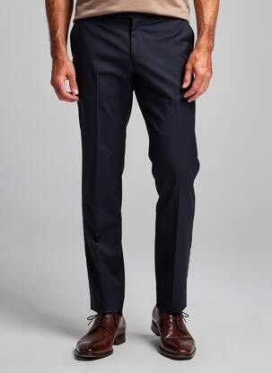 Pantalon slim talie cu cleme mărime normală negru PAUL SMITH bărbat