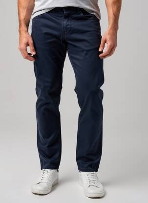Pantalon drept țesătură poplin mărime normală albastru JACOB COHEN bărbat