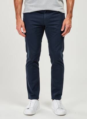 Pantalon slim țesătură poplin mărime normală albastru JACOB COHEN bărbat