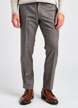 Pantalon slim țesătură melanj mărime normală gri ROY ROBSON bărbat