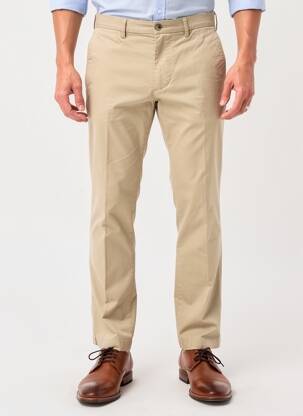 Pantalon chino țesătură poplin mărime normală bej L'ÉGOÏSTE bărbat