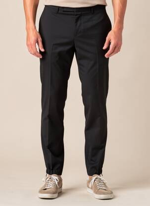 Pantalon slim închidere cu fermoar sub clapetă cu cârlig mărime normală negru HUGO BOSS bărbat