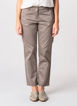 Pantalon chino țesătură poplin mărime normală gri NAPAPIJRI femeie