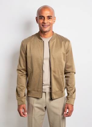 Jachete casual mâneci lungi verde MAJESTIC FILATURES bărbat