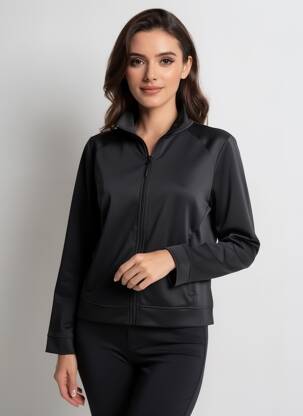 Jachete casual croială cambrată negru TEEJAYS femeie