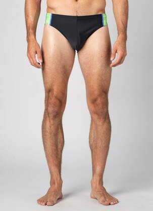 Slip de baie elastic în talie negru REGLISSE bărbat