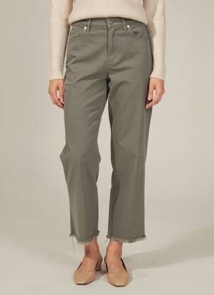 Pantalon 7/8 elasticitate mărime normală verde WALTRON femeie