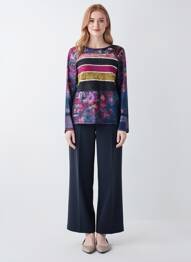 Pulover croială cambrată mâneci lungi roșu KALISSON femme