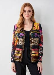 Vestă cu mâneci lungi croială cambrată negru OLIVIER PHILIPS femme