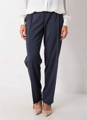Pantalon slim talie înaltă talie înaltă albastru GEVANA femeie