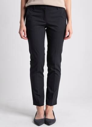 Pantalon slim talie elastică mărime normală negru MCM femeie