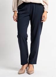Pantalon slim talie elastică mărime normală albastru FELINO femme