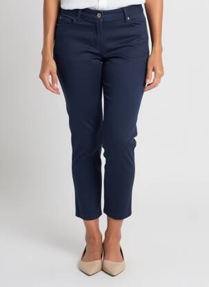 Pantalon 7/8 elasticitate mărime normală albastru BARILOCHE femeie