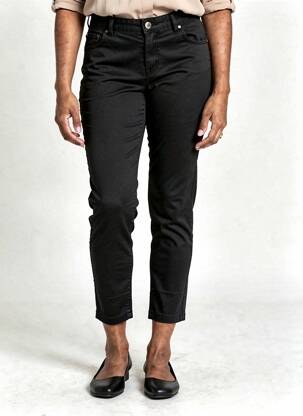Pantalon 7/8 elasticitate mărime normală gri JANIRA femeie