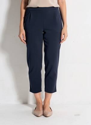 Pantalon 7/8 elasticitate mărime normală albastru TELMAIL femeie