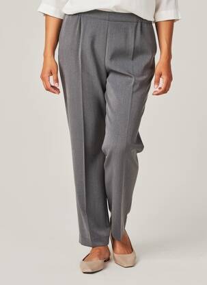 Pantalon slim elasticitate mărime normală gri GEVANA femeie