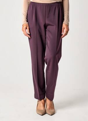 Pantalon drept elasticitate mărime normală violet GEVANA femeie