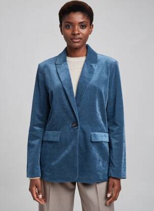 Sacou buzunare albastru MKT STUDIO femeie