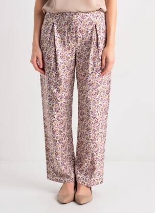 Pantalon 7/8 talie elastică violet INDI & COLD femeie