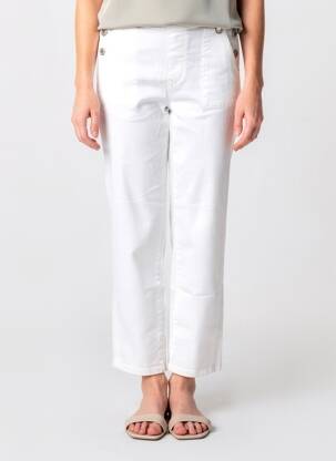 Pantalon 7/8 buzunare alb FREEMAN T.PORTER femeie