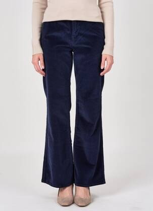 Pantalon evazat elasticitate mărime normală albastru HAPPY femeie