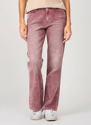 Pantalon drept elasticitate mărime normală roșu FIVE femeie