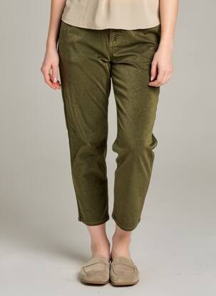 Pantalon 7/8 elasticitate mărime normală verde FIVE femeie