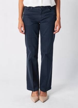 Pantalon drept elasticitate mărime normală albastru FIVE femeie