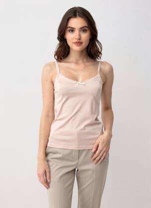 Top/caraco elasticitate piele CREAM femeie