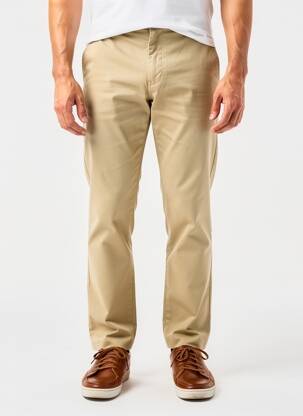 Pantalon chino elasticitate mărime normală bej PEPE JEANS bărbat
