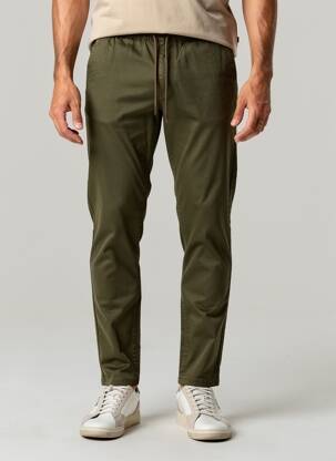 Pantalon slim țesătură poplin mărime normală verde LEE COOPER bărbat