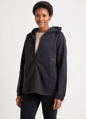 Jachete casual guler rotund negru ASTORE femeie
