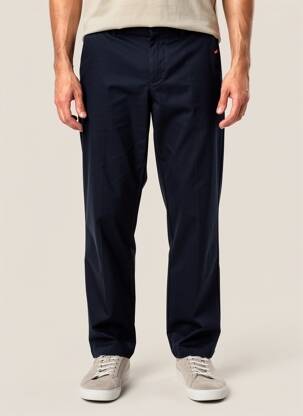 Pantalon chino buzunare mărime normală negru OLOW bărbat