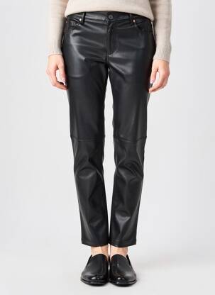 Pantalon slim mărime normală mărime normală negru MKT STUDIO femeie