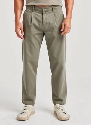 Pantalon chino croială chino mărime normală verde BASK IN THE SUN bărbat