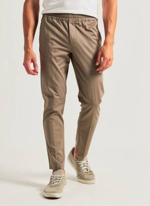 Pantalon slim elasticitate mărime normală maro SAMSOE & SAMSOE bărbat