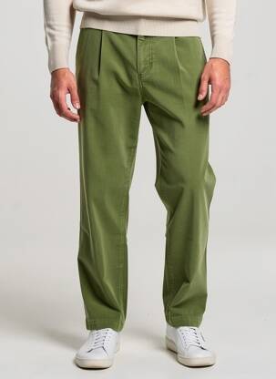 Pantalon chino buzunare mărime normală verde BASK IN THE SUN bărbat