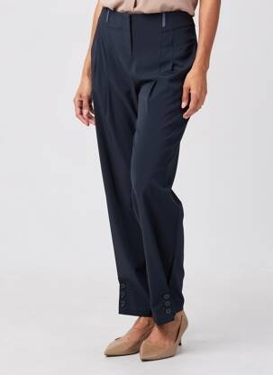 Pantalon 7/8 elasticitate mărime normală albastru EVA KAYAN femeie