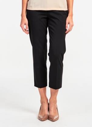 Pantalon 7/8 elasticitate mărime normală negru FIVE femeie