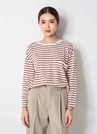 Tricou mâneci lungi mâneci lungi maro YERSE femme