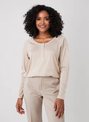 Tricou mâneci lungi mâneci lungi maro ISLOW femeie